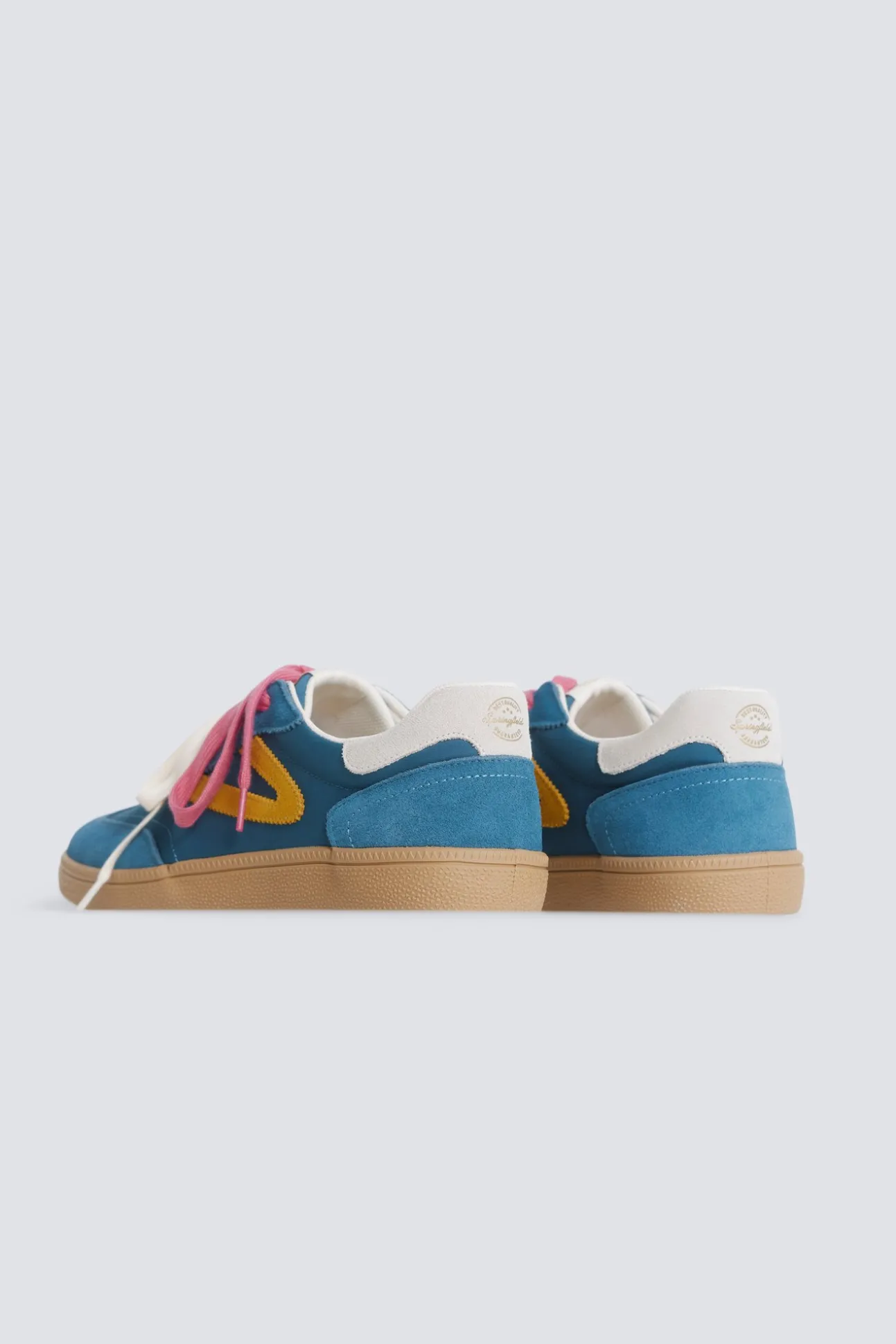 Sneaker en cuir rétro