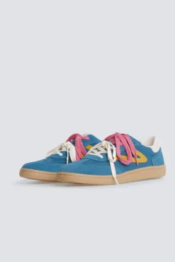 Sneaker en cuir rétro