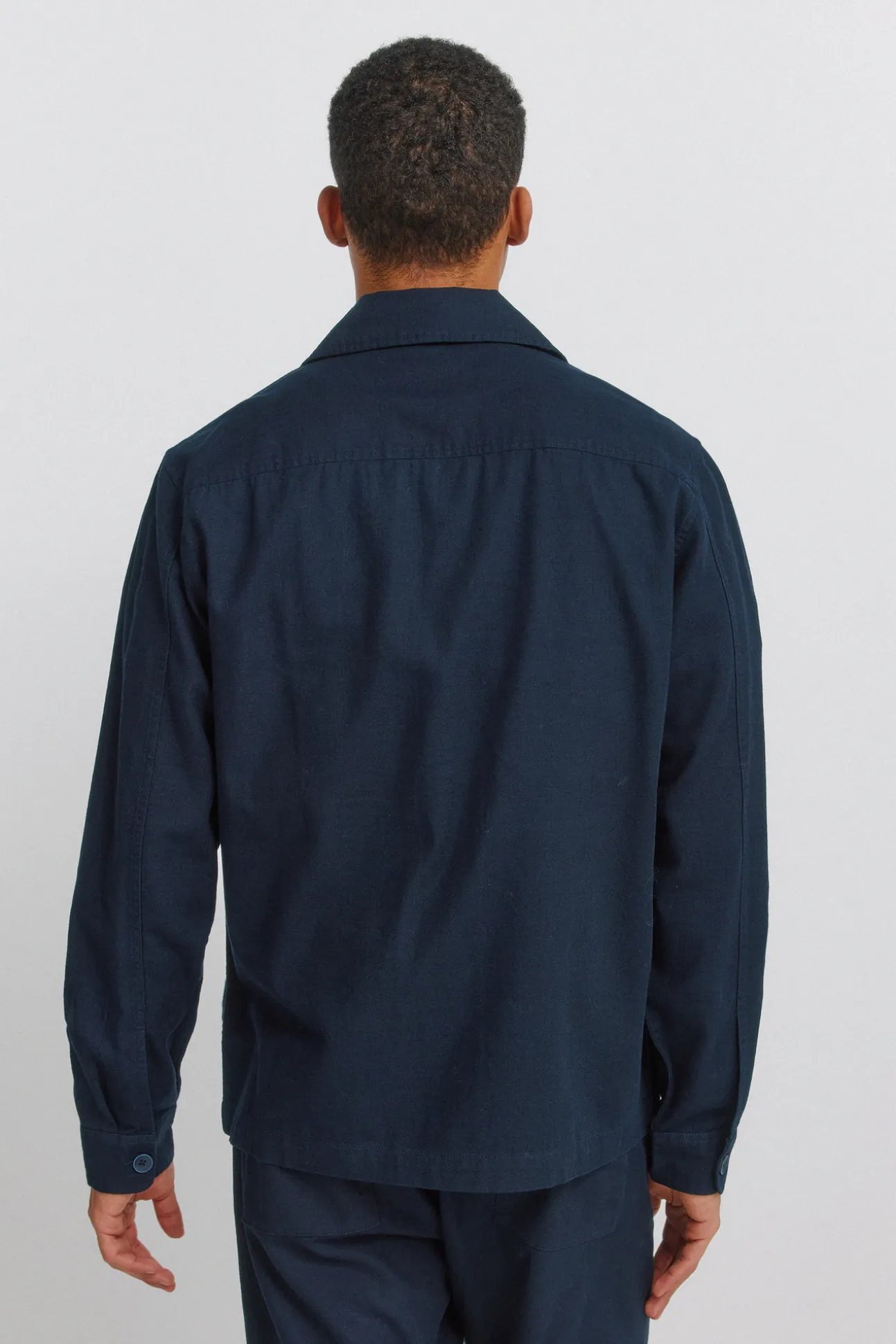 Surchemise en coton slub
