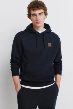 Sweat-shirt à capuche uni