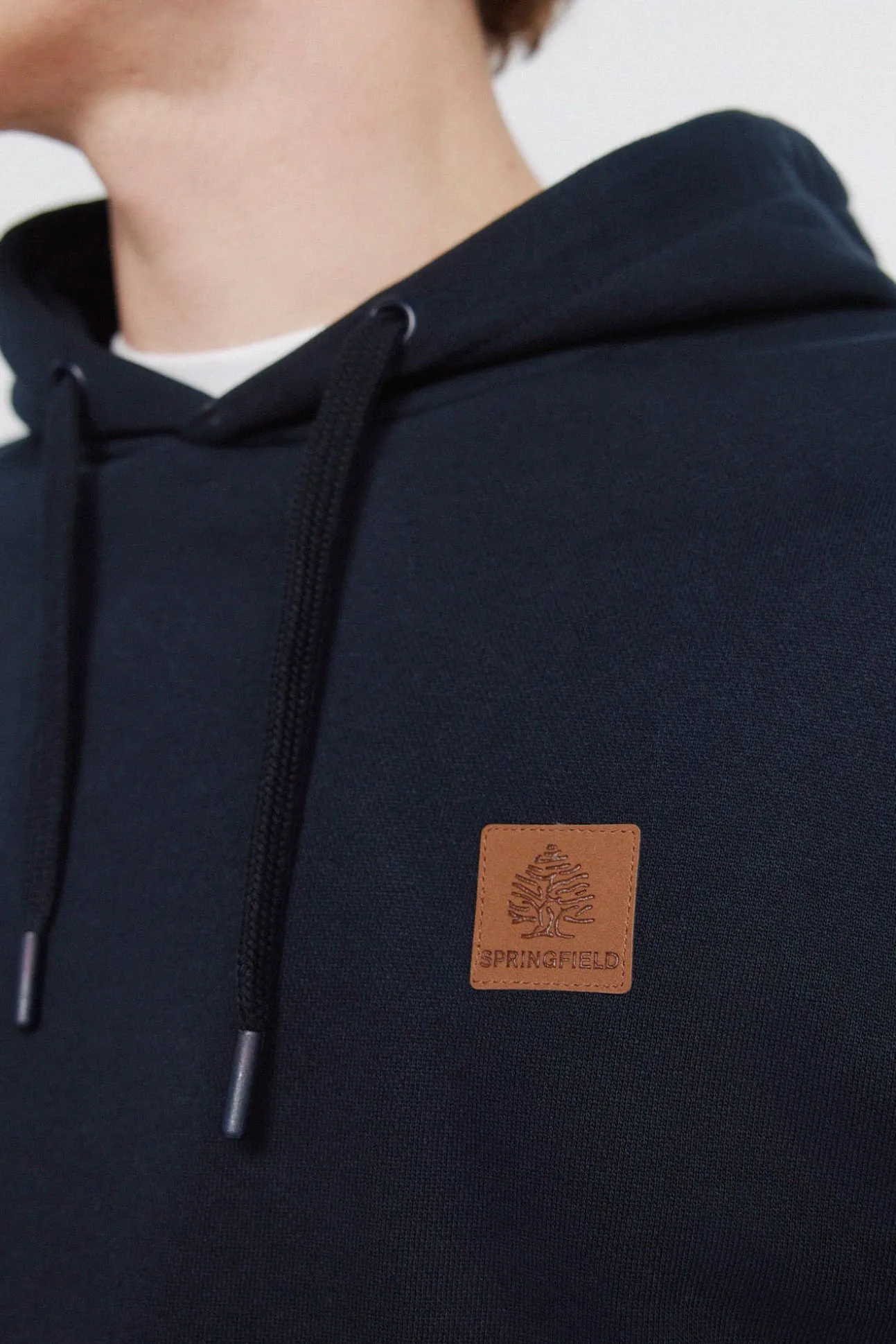 Sweat-shirt à capuche uni