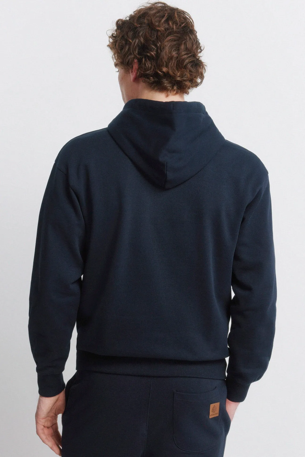 Sweat-shirt à capuche uni