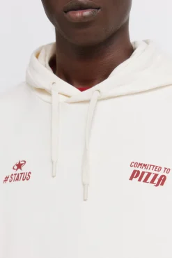 Sweat-shirt &agrave; capuche pizza