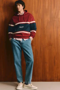 Sweat-shirt &agrave; capuche &agrave; d&eacute;coupes