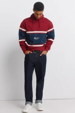 Sweat-shirt &agrave; capuche &agrave; d&eacute;coupes
