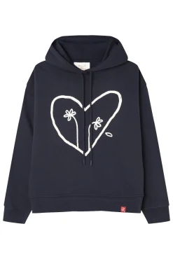 Sweat-shirt à deux fleurs