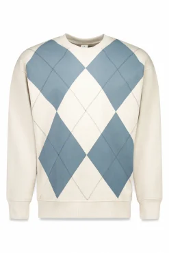 sweat-shirt à diamants