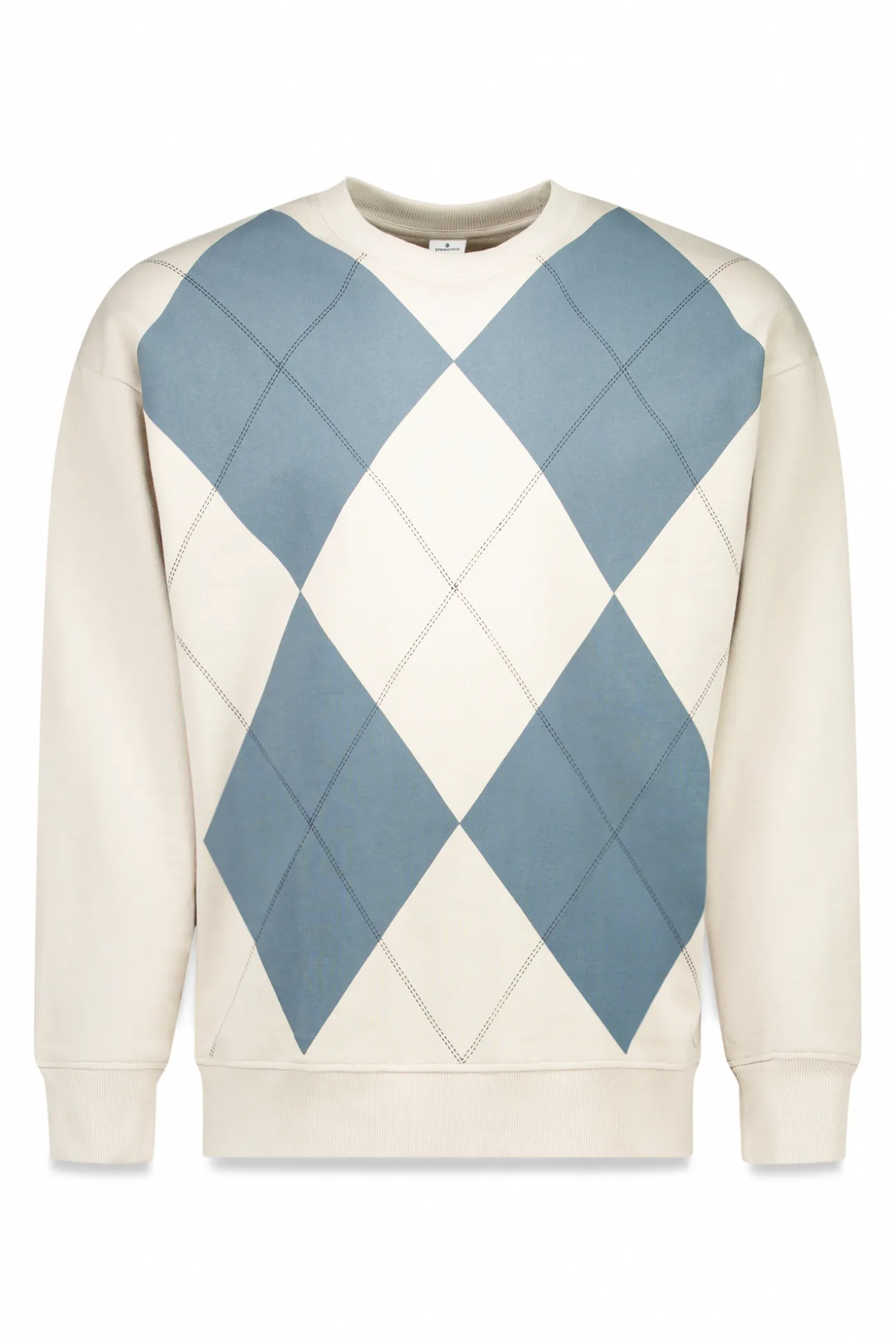 sweat-shirt à diamants