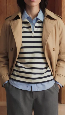 Sweat-shirt à rayures