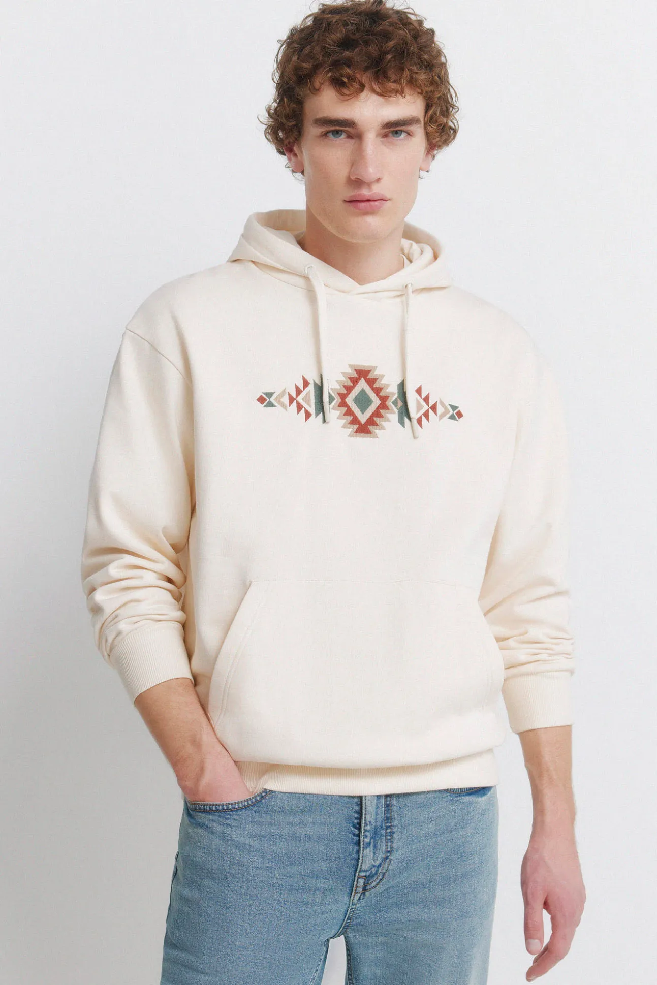 Sweat-shirt ethnique