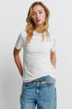 T-shirt à clous manches courtes