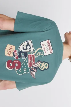 T-shirt à logos Springfield