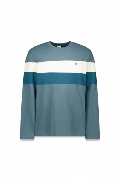 T-shirt à manche longues en piqué découpé