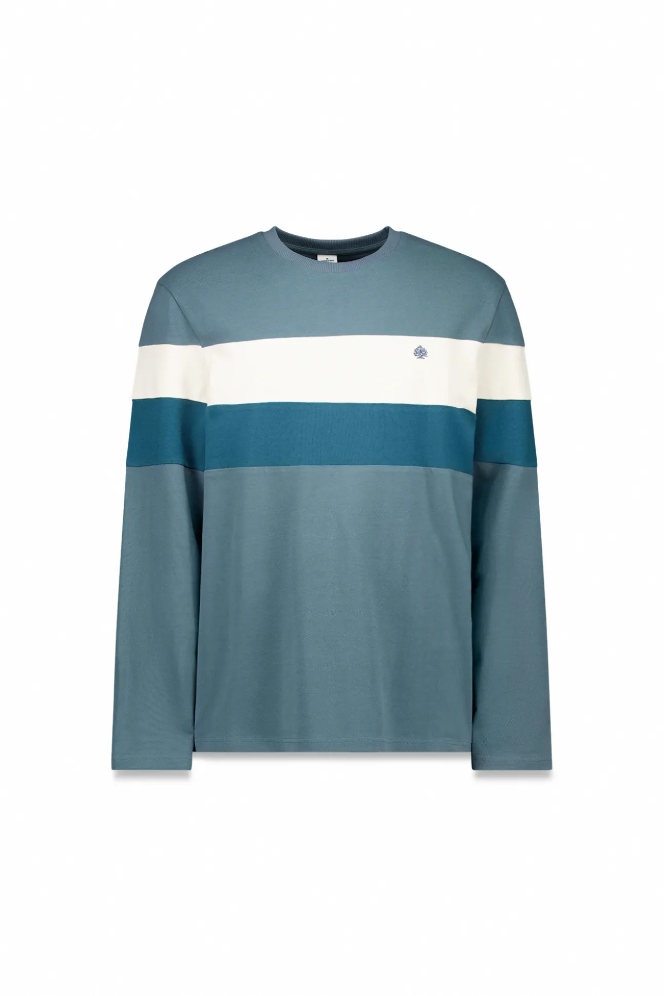 T-shirt à manche longues en piqué découpé