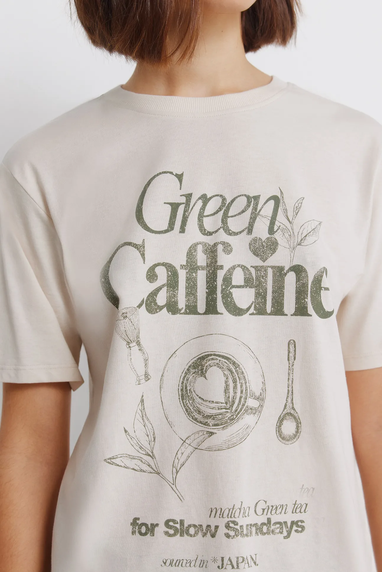 T-shirt à manches courtes " Le café"