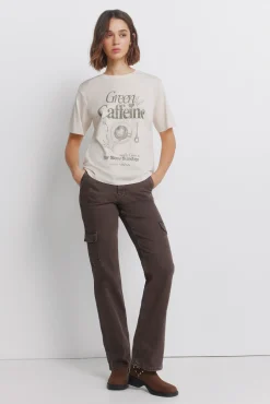 T-shirt à manches courtes " Le café"