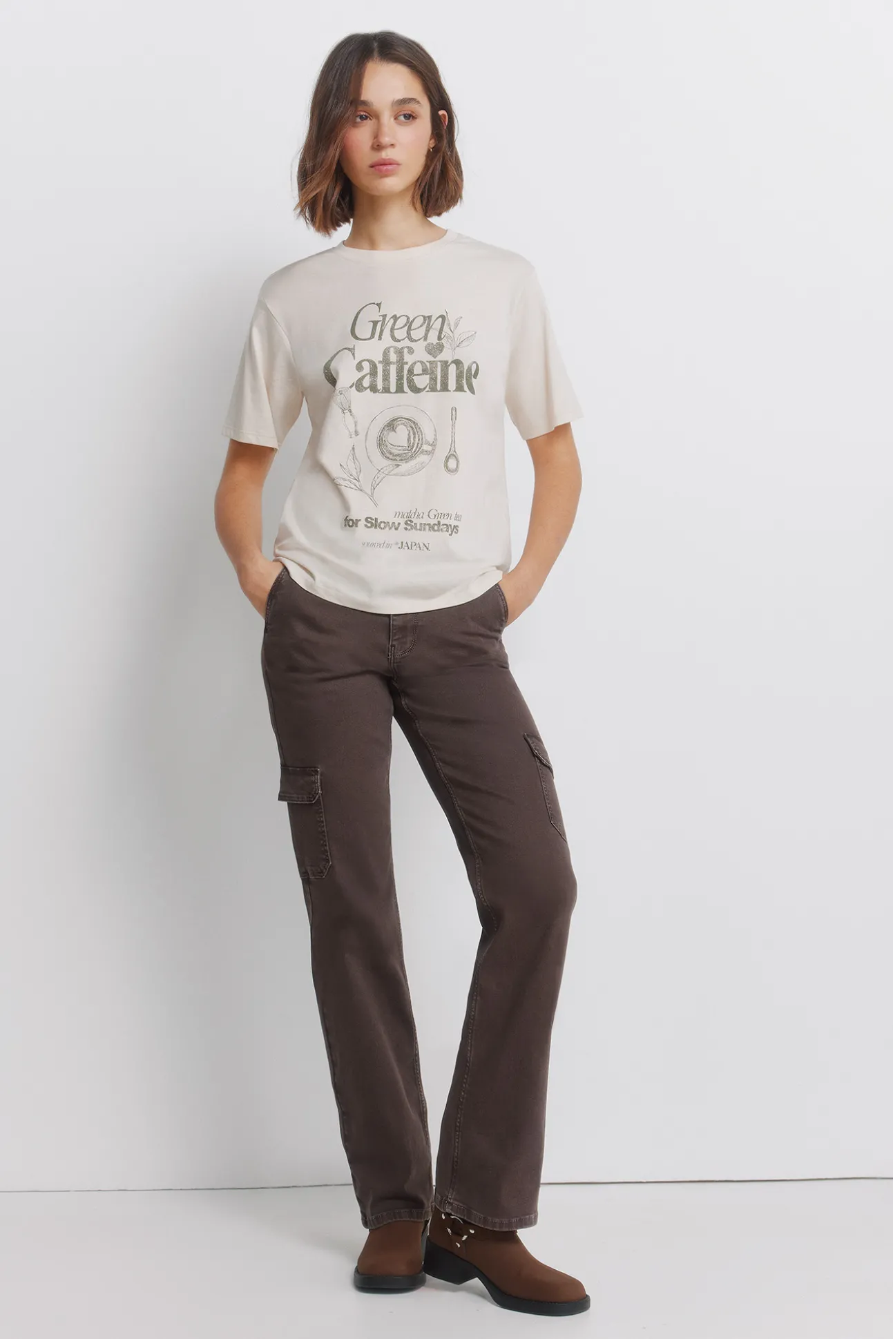 T-shirt à manches courtes " Le café"