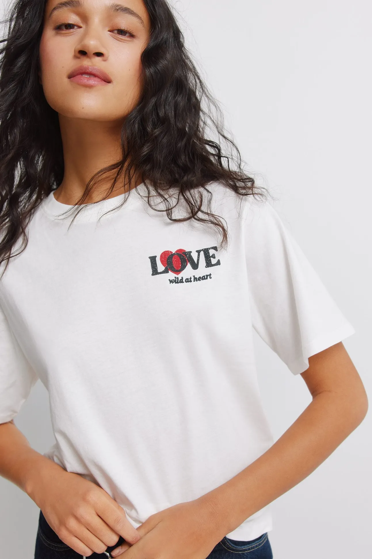 T-shirt à manches courtes "Love"