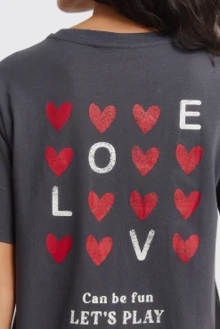 T-shirt à manches courtes "Love"