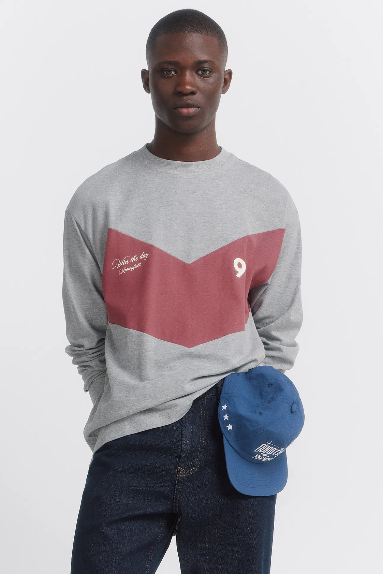 T-shirt à manches longues en piqué coupe