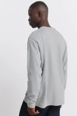 T-shirt à manches longues en piqué coupe