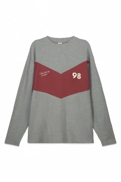 T-shirt à manches longues en piqué coupe