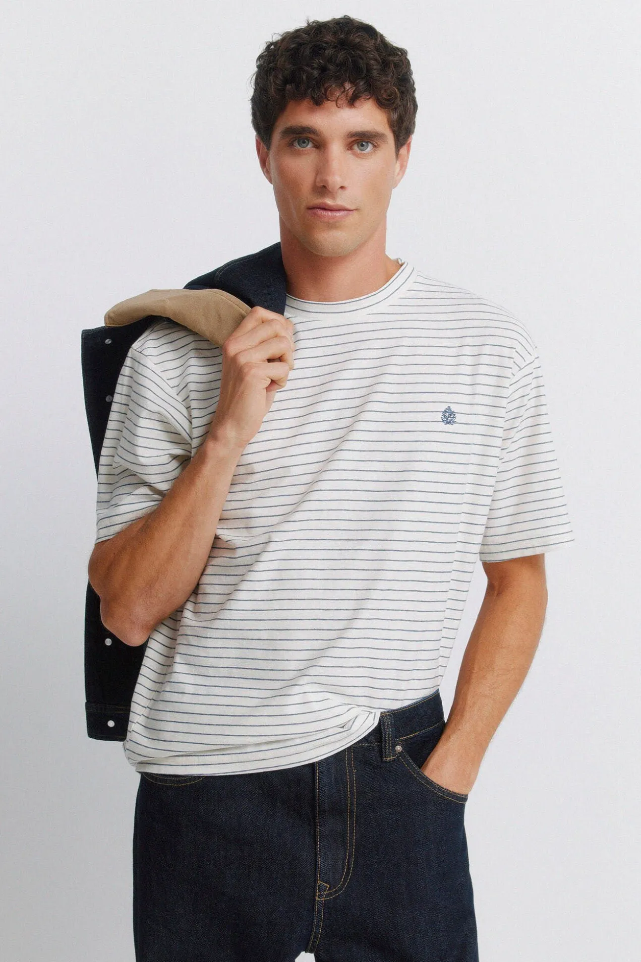 T-shirt basique rayures