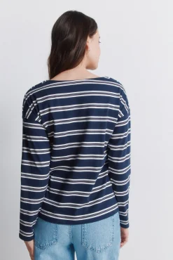 T-shirt boutons &agrave; l'&eacute;paule