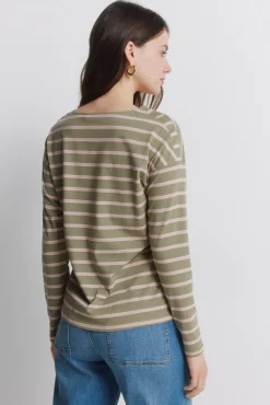 T-shirt boutons &agrave; l'&eacute;paule