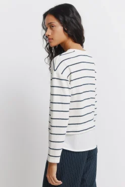 T-shirt chenille bi-matière