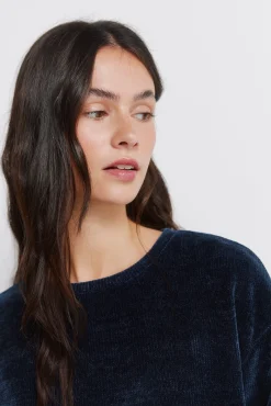 T-shirt chenille bi-mati&egrave;re