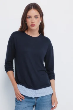T-shirt combiné
