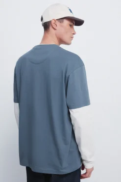 T-shirt double à manche longues