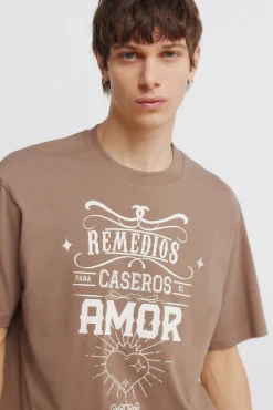 T-shirt imprim&eacute; rem&egrave;des maison