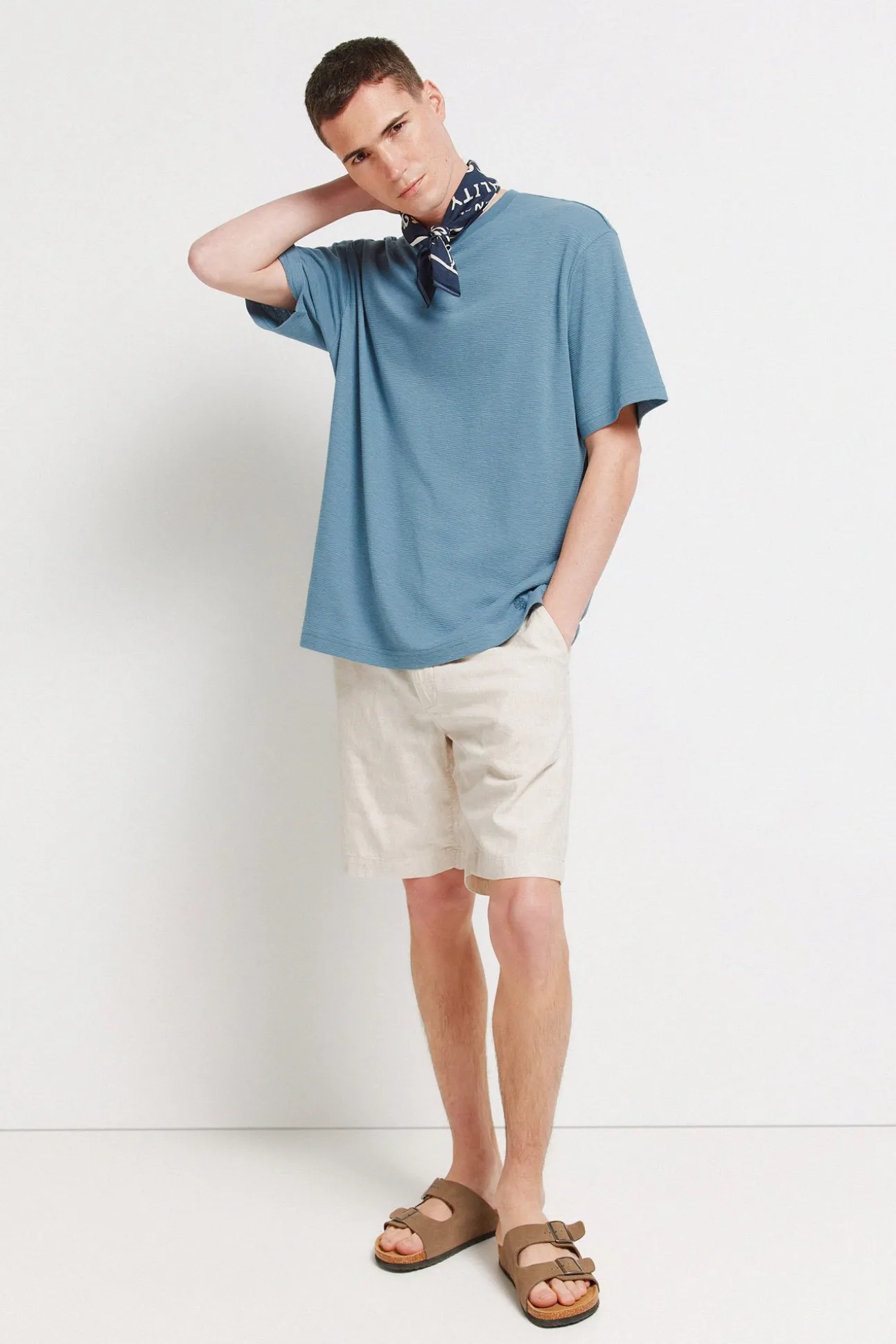 T-shirt texturé