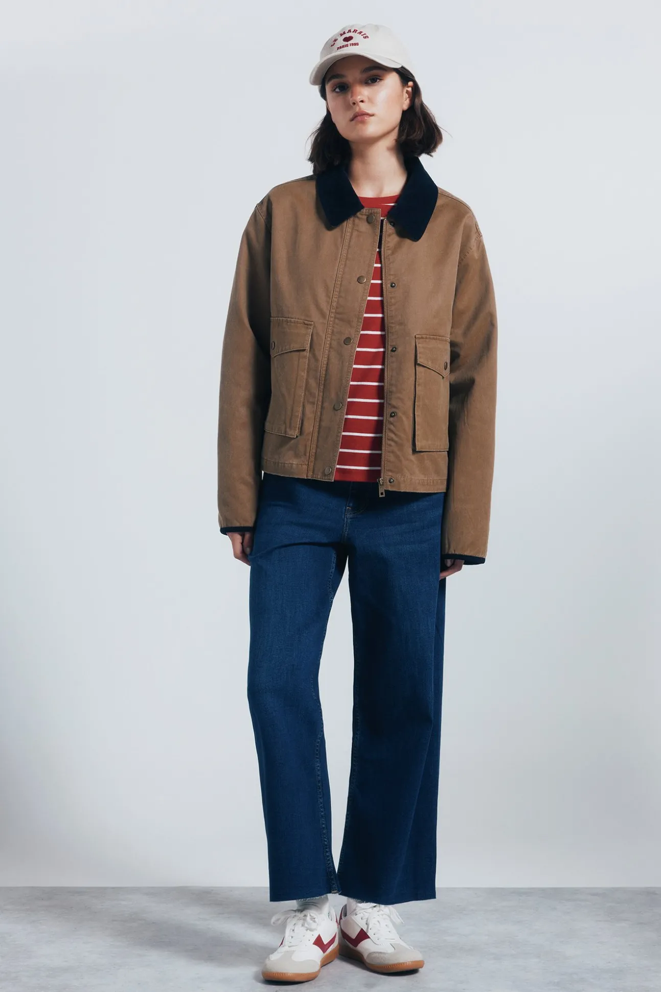 Veste cirée courte