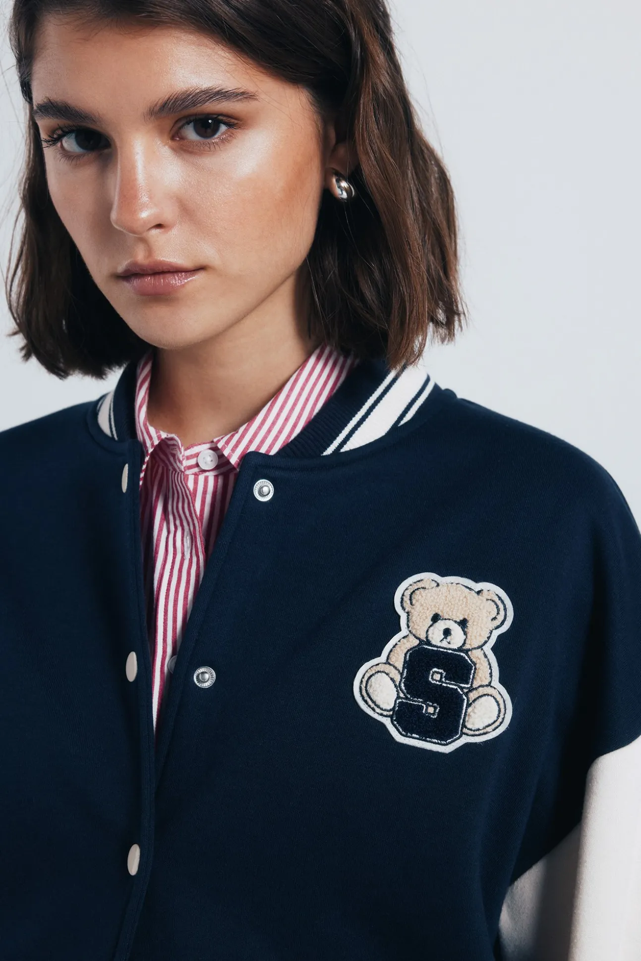 Veste de baseball ours