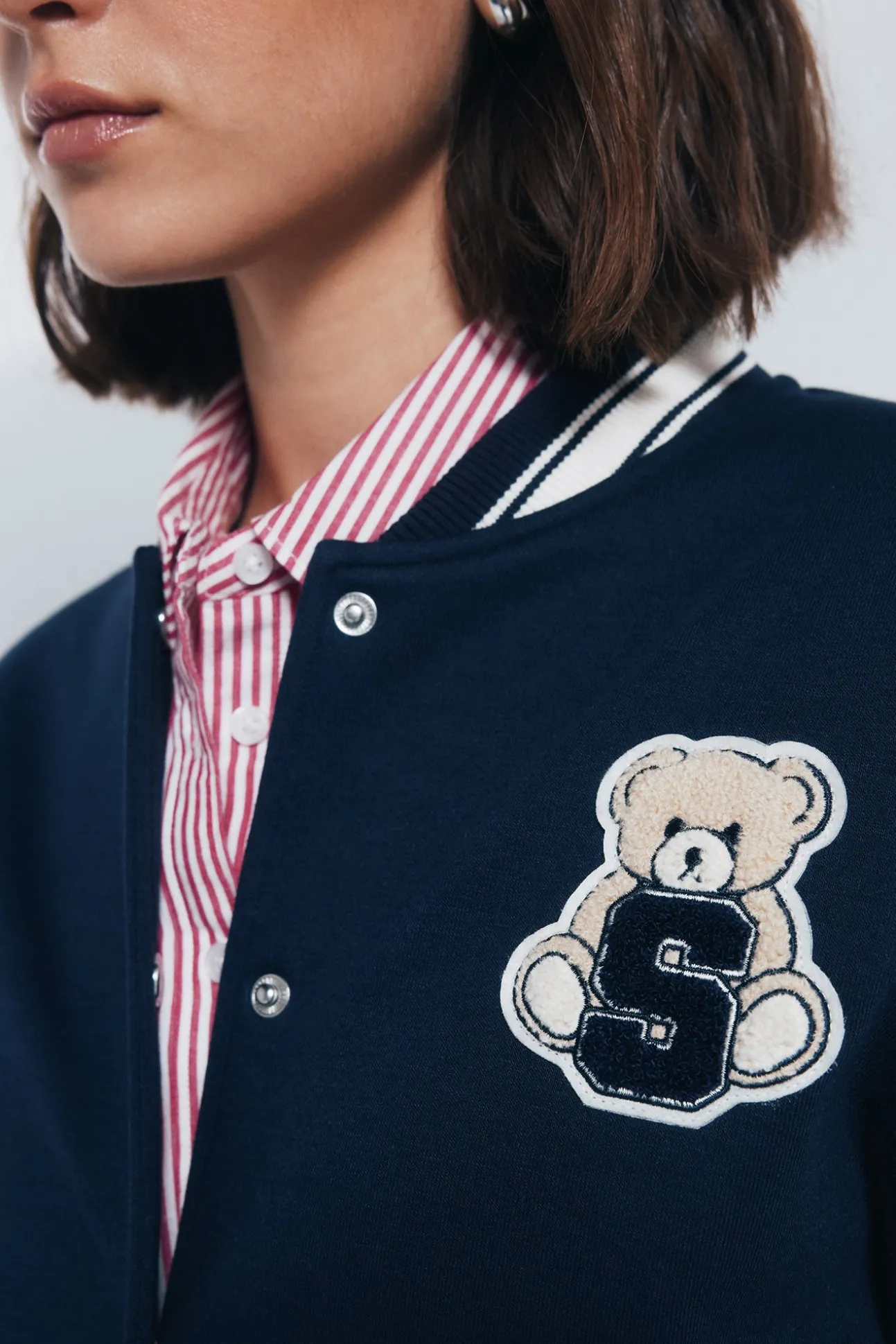 Veste de baseball ours
