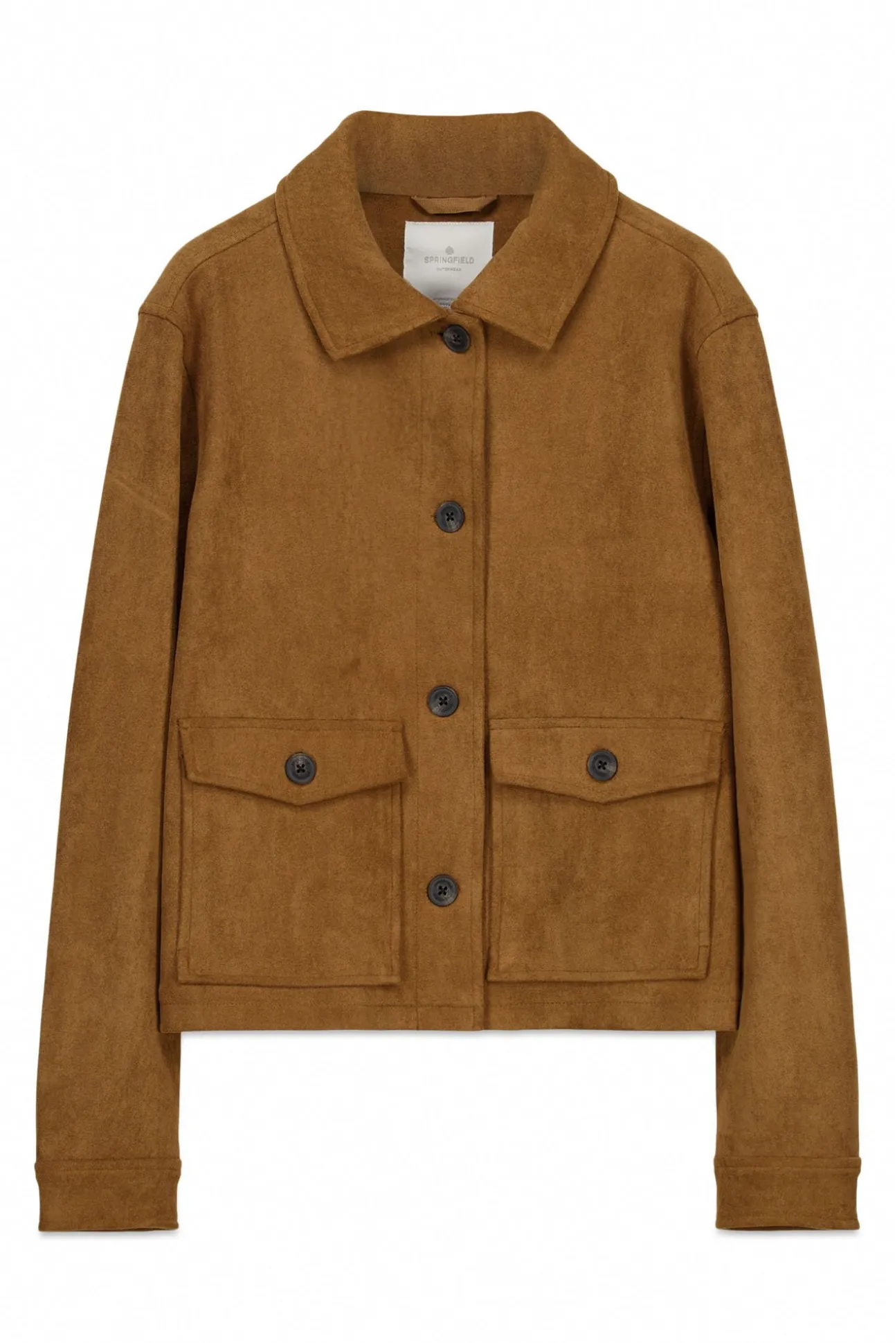 Veste en daim avec poches