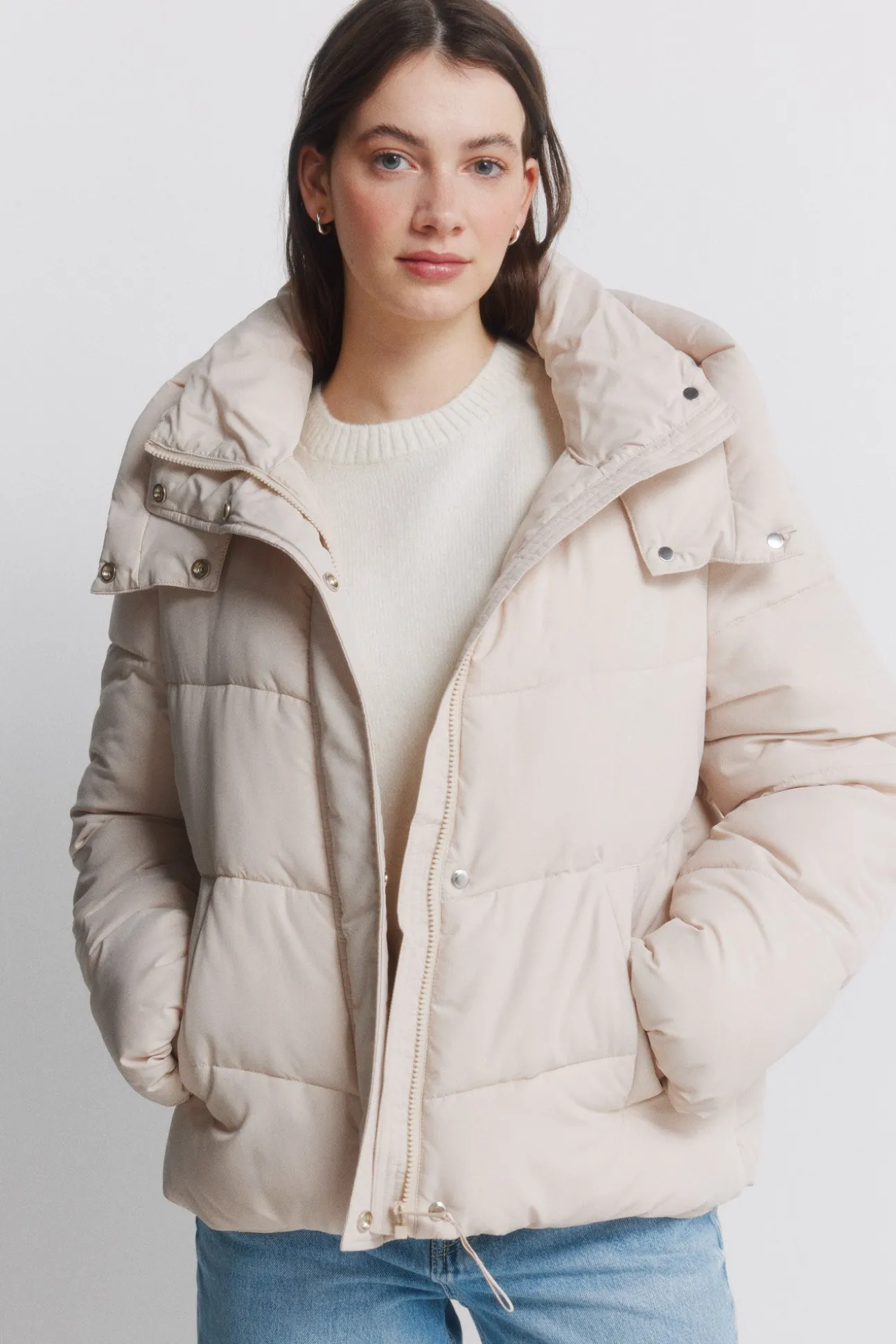 Veste matelassée avec capuche