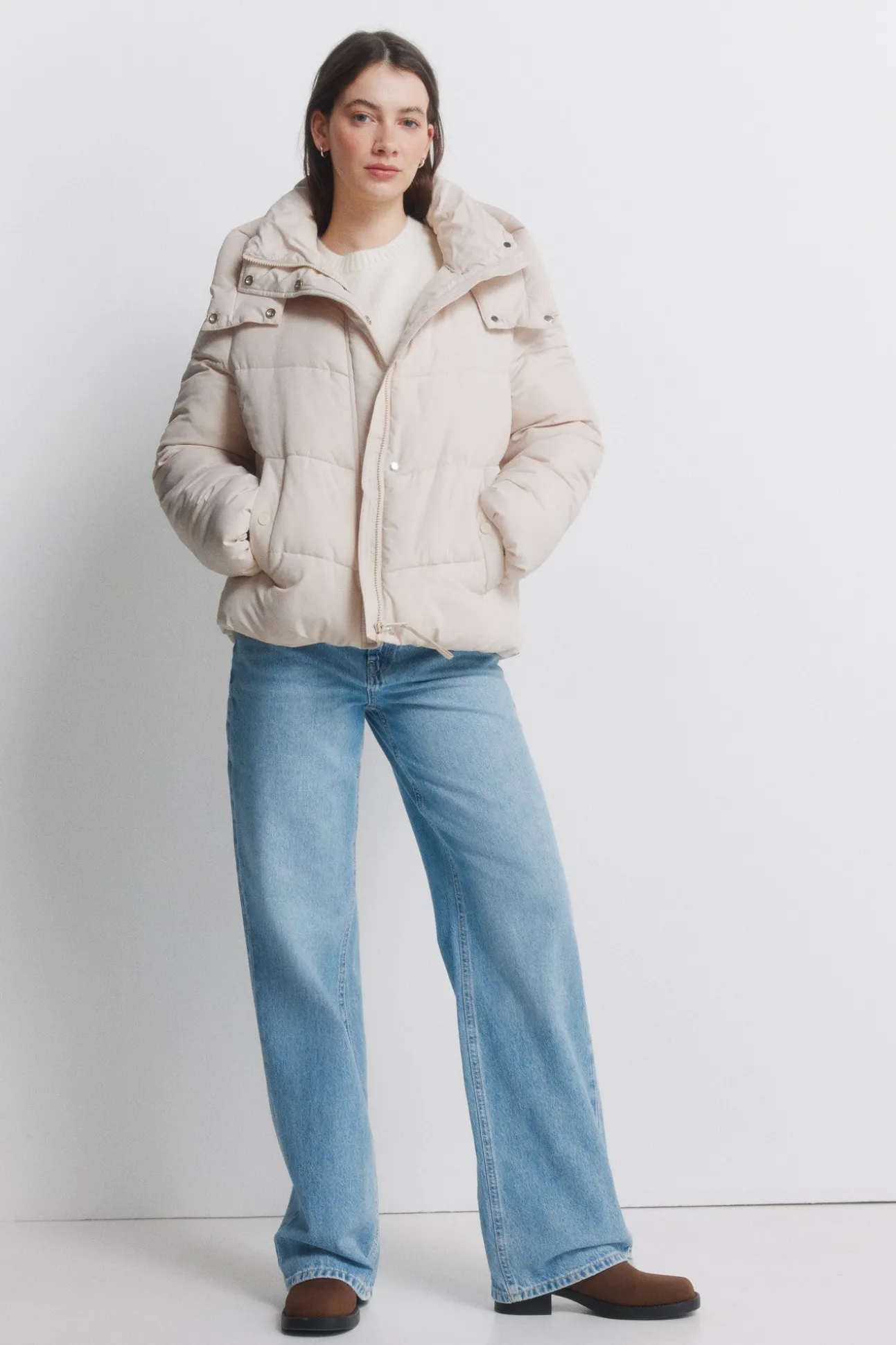 Veste matelassée avec capuche