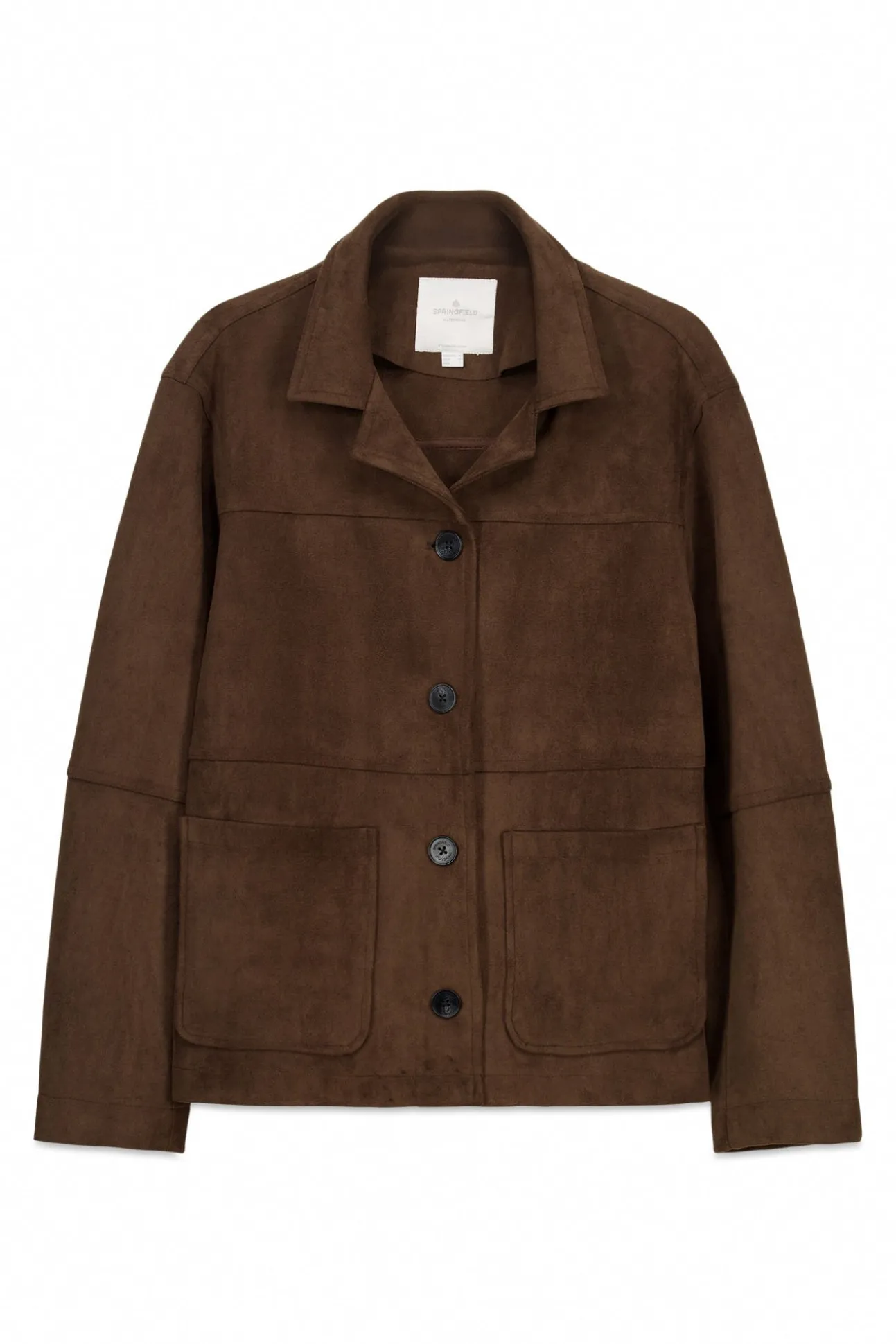 Veste simili daim poches