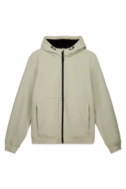 Veste softshell &agrave; capuche